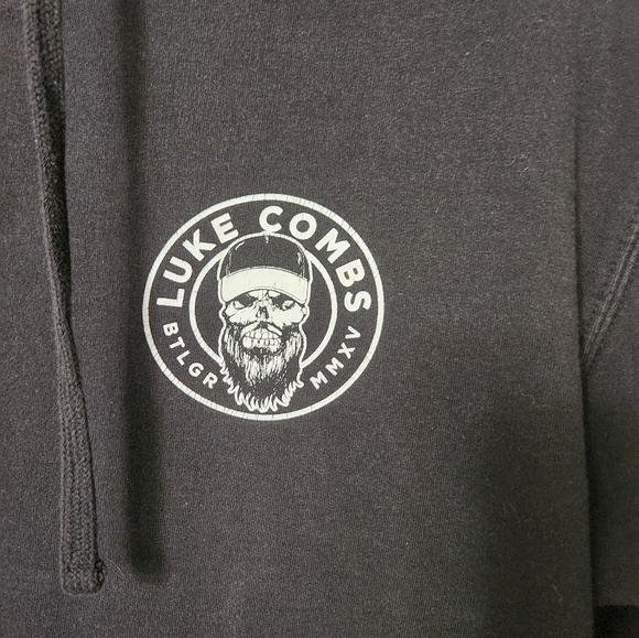 Independent Trading Compay Luke Combs Bootlegger Black Hoodie Size M - Picture 2 of 8